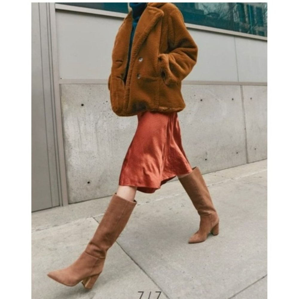 Sam Edelman Hiltin Praline Suede Boots Women’s Size 8.5 - Picture 2 of 10